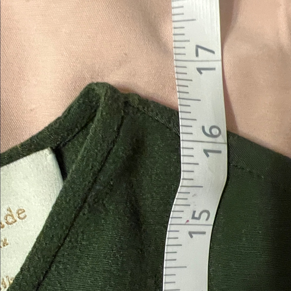 SALE Kate Spade Elegant Olive Green Long Sleeve Pleated Midi Dress, size 8 - Picture 9 of 13